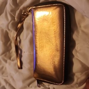 Gold Metallic wallet